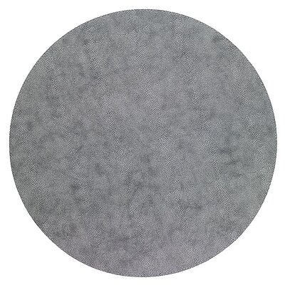 Bodrum Stingray Gray Round Easy Care Place Mats - Set of 4