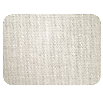 Bodrum Wicker Cream Oblong Easy Care Placemats - Set of 4