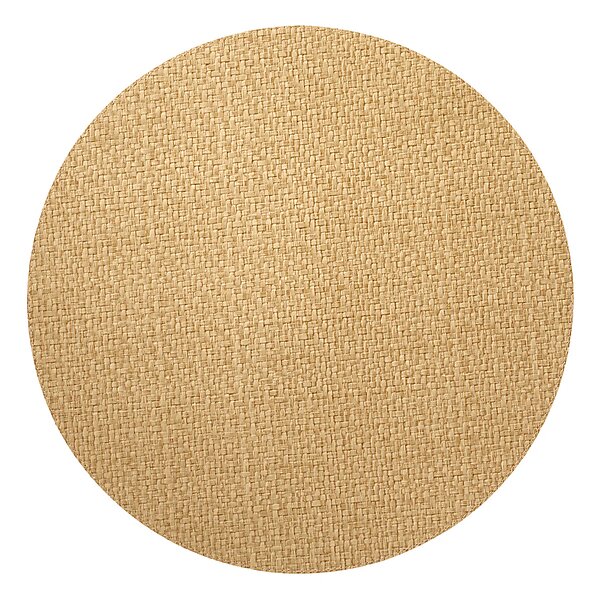 Bodrum Wicker Straw Round Easy Care Placemats - Set of 4
