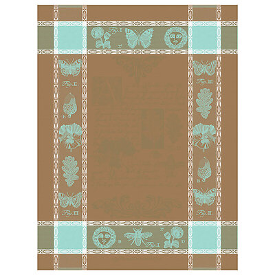 Le Jacquard Francais Botanique Blue Cotton Tea Towel