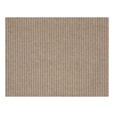 Le Jacquard Francais Casual Stripes Brown Coated Linen Placemats