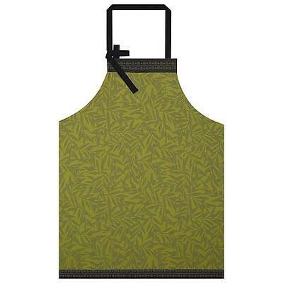 Le Jacquard Francais Cevennes Green Cotton Apron