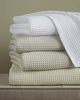 Sferra Waffle Blanket - Kingston Waffle Weave