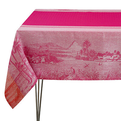 Le Jacquard Francais Croisiere sur le Nil Orchid Table Linens