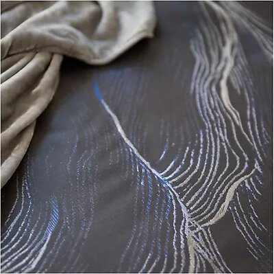 Elegant Jacquard Bedding - St. Geneve Vesper Midnight