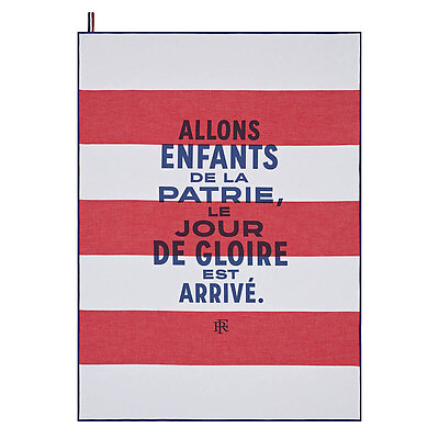 Le Jacquard Francais Elysee Patrie Cotton Tea Towel