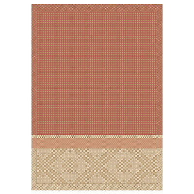 Le Jacquard Francais Essentiel Graphique Beige Cotton Hand Towel