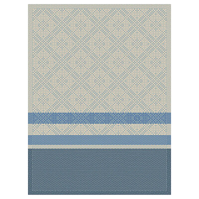 Le Jacquard Francais Essentiel Graphique Blue Cotton Tea Towel
