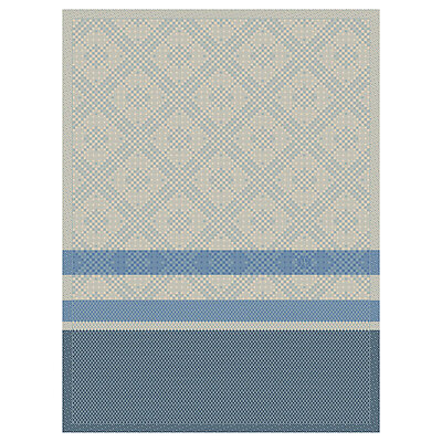 Le Jacquard Francais Essentiel Graphique Blue Cotton Tea Towel