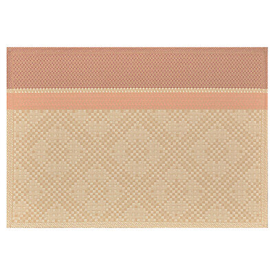 Le Jacquard Francais Essentiel Graphique Beige Coated Cotton Placemats