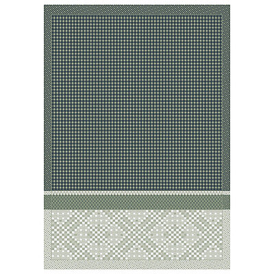 Le Jacquard Francais Essentiel Graphique Green Cotton Hand Towel