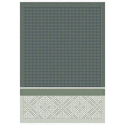Le Jacquard Francais Essentiel Graphique Green Cotton Hand Towel