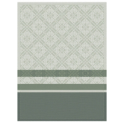 Le Jacquard Francais Essentiel Graphique Green Cotton Tea Towel