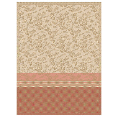 Le Jacquard Francais Essentiel Gravure Beige Cotton Tea Towel