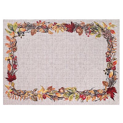 Bodrum Harvest Rectangle Easy Care Placemats - Set of 4