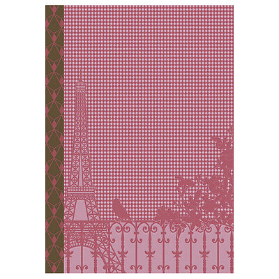 Le Jacquard Francais Fenetre sur Paris Prunus Cotton Hand Towel