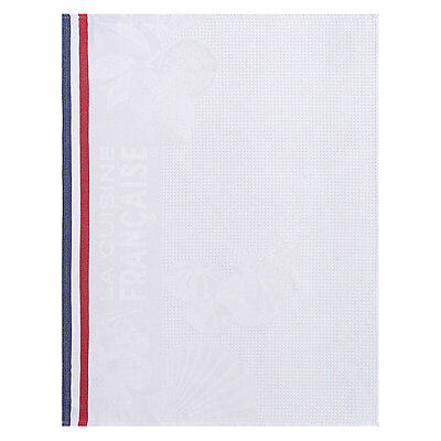 Le Jacquard Francais Gastronomie White Cotton Hand Towel