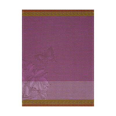 Le Jacquard Francais Jardin des Papillons Iris Cotton Hand Towel