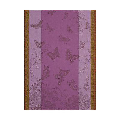 Le Jacquard Francais Jardin des Papillons Iris Cotton Tea Towel