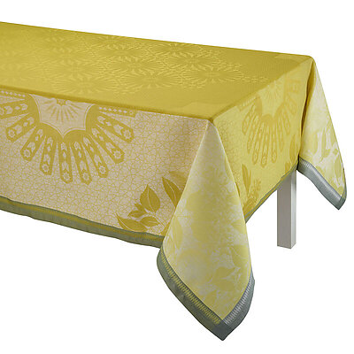 Le Jacquard Francais Jardin d'orient Yellow Table Linens