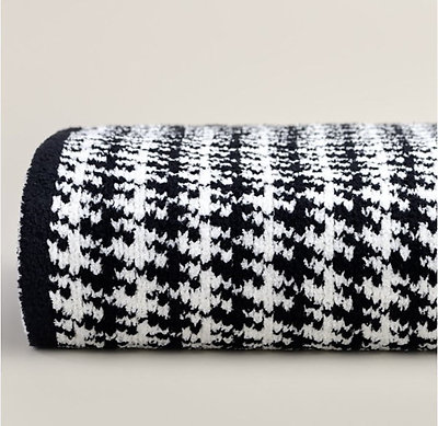 Houndstooth Pattern Throw Blanket - Kashwere Black and Cream