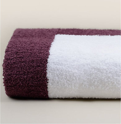 Eggplant Purple and White Throw Blanket - Kashwere 