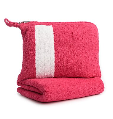 Kashwere Travel Throw Blanket Magenta