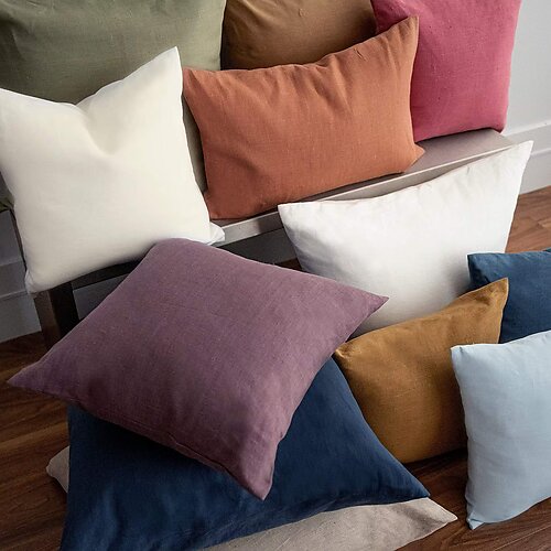St Geneve Linho Linen Cushions