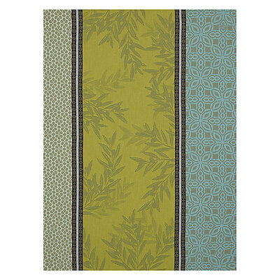 Le Jacquard Francais Luberon Green Cotton Tea Towel