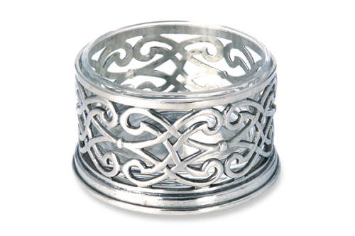 Match Pewter Cutwork Bottle Coaster