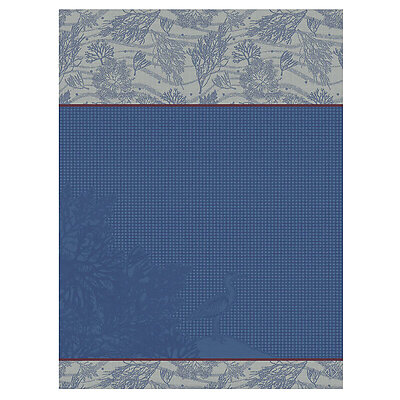 Le Jacquard Francais Marais Salants Blue Cotton Hand Towel