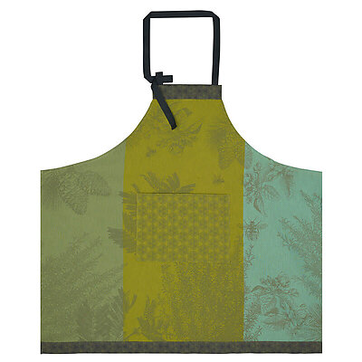 Le Jacquard Francais Miel de Nectar Green Cotton Apron