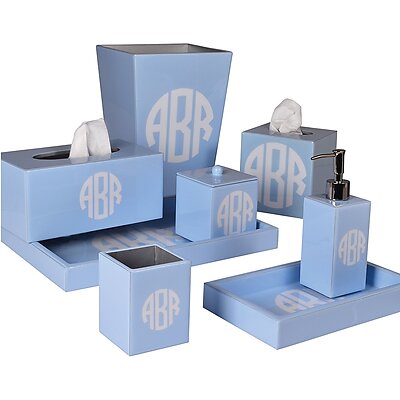 Mike & Ally Essentials Monogram Bath & Vanity Collection