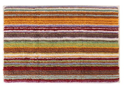 Missoni Home Jazel 159 Orange & Green Striped Bath Rug