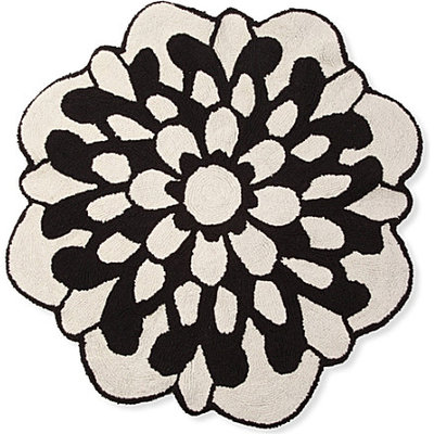 Missoni Home Otil Black and White Floral Bath Mat