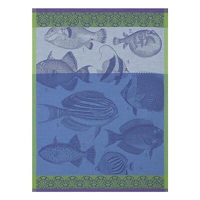 Le Jacquard Francais Moorea Ocean Cotton Tea Towel