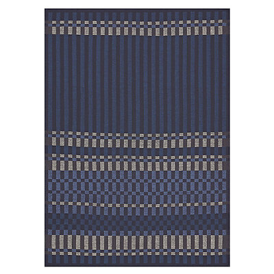 Le Jacquard Francais Origin Rythme Blue Cotton Tea Towel