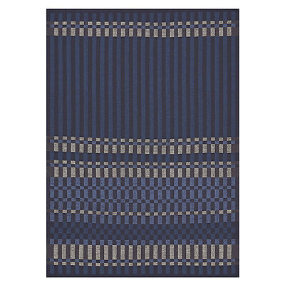 Le Jacquard Francais Origin Rythme Blue Cotton Tea Towel