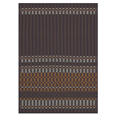 Le Jacquard Francais Origin Rythme Brown Cotton Tea Towel