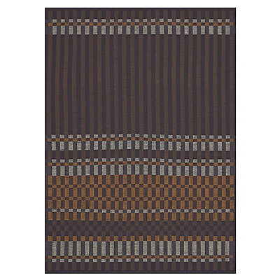 Le Jacquard Francais Origin Rythme Brown Cotton Tea Towel