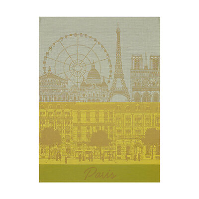 Le Jacquard Francais Paris Panorama Sun Cotton Tea Towel