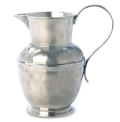 Pewter Water Pitcher. Match Pewter item A428.0
