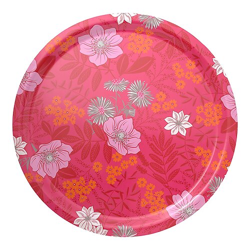 Le Jacquard Francais Cottage Pink Round Tray