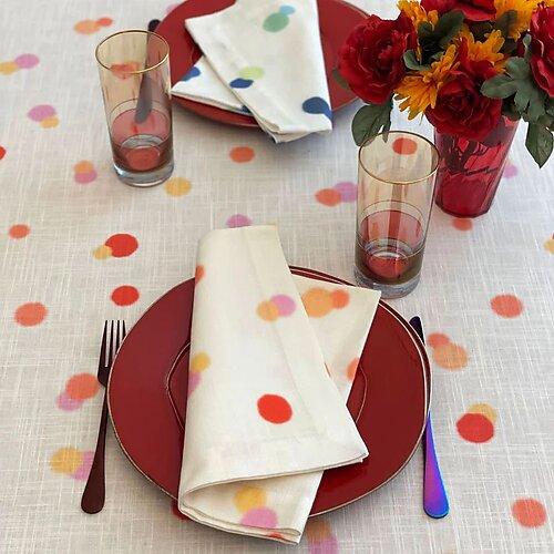 Bodrum Bubbles Table Linens