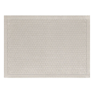 Le Jacquard Francais Portofino Geo Beige Placemats and Runners