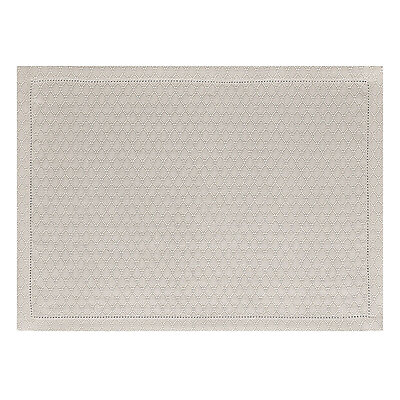 Le Jacquard Francais Portofino Geo Beige Placemats and Runners