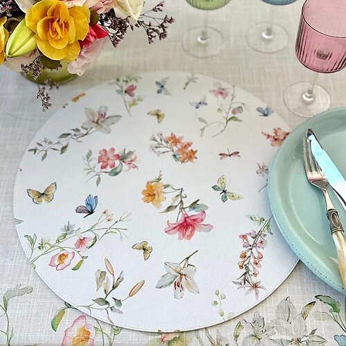 Bodrum Lily Garden Easy Care Placemats