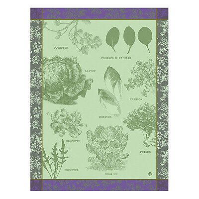 Diamond Kitchen Towel, sage - LE