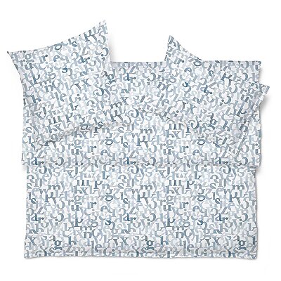 Schlossberg Typo Blanc Bedding 