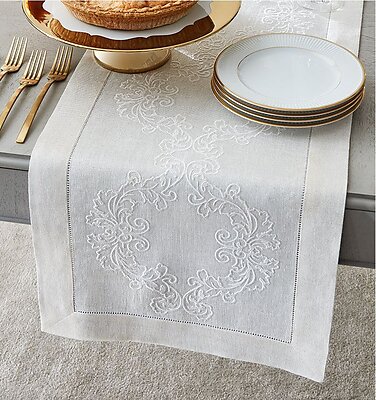 Sferra Tissi Embroidered Table Runner